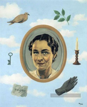 magritte Tableau Peinture - georgette 1937 René Magritte